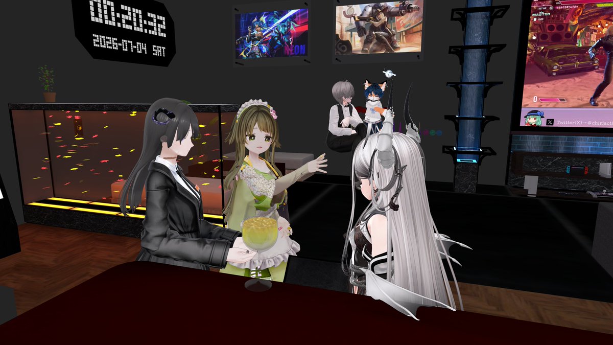 VRC_Barfuzzy's tweet photo. 本日もご来店ありがとうございました！

本日は結局スト6勢が沢山来てくれた事もあり
ちるきりす(@chiriact8 )さんに配信協力をして頂き
カスタムを行いました。

スト6やってない方も雑談で来てくれてとても嬉しゅうございました

次回の金曜もスト6カスタム会を行う予定です(ダイヤ以下)
#VRC_Fuzzy https://t.co/5bxLFekC46