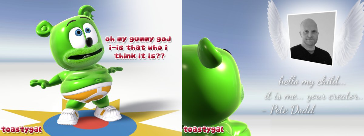 imagummybear's tweet photo. IT'S FAN ART FRIDAY! This week's theme is a special tribute to the one and only, Pete Dodd, who designed the one and only Gummibär!

Art by:
@mrlordsith
theburgerguyyt (YT)
gamekidz777
gummibartheyoutuber2006
flashbacktube
@toastygalllyt
VistaLordSith
SMG96
@updates14778 https://t.co/gqzf9L3Ojw