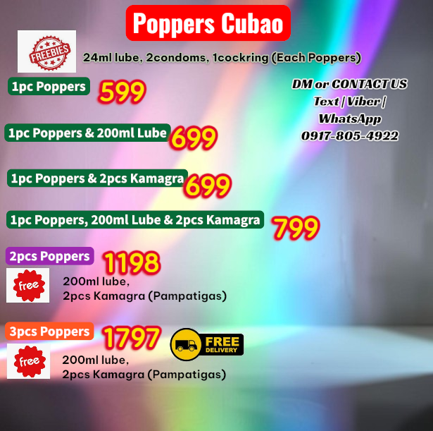 Poppers_Cubao's tweet photo. Direct from Manufacturer - 
Poppers 599 only 
(Free: 24ml Lube, 2condoms, 1cockring)  

Free  Delivery for 3pcs order  

DM: @Poppers_Cubao
TG: https://t.co/22W70m0LIw
Text/Viber/WhatsApp: 0917-805-4922 https://t.co/Y9u7vDQBMK