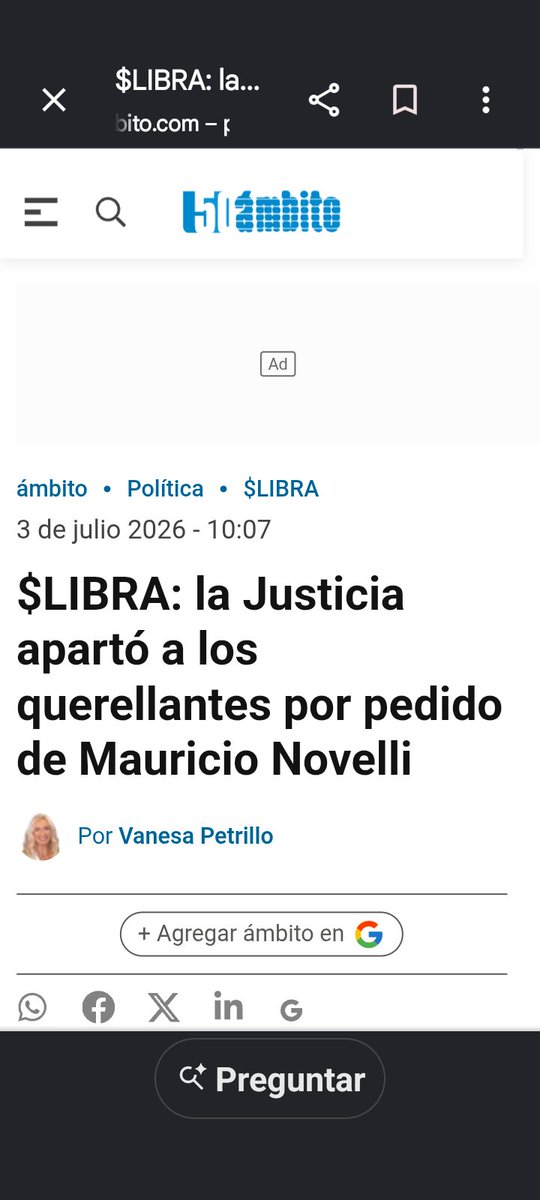 angel9084795647's tweet photo. Solo pregunte se cuánto pago Novelli a la justicia para lograr retardar y arreglar a los querellantes .Millones de dólares .Cada día más Blindado Milei por la justicia y por su alianza con Macri. https://t.co/SedMd1l8Vh