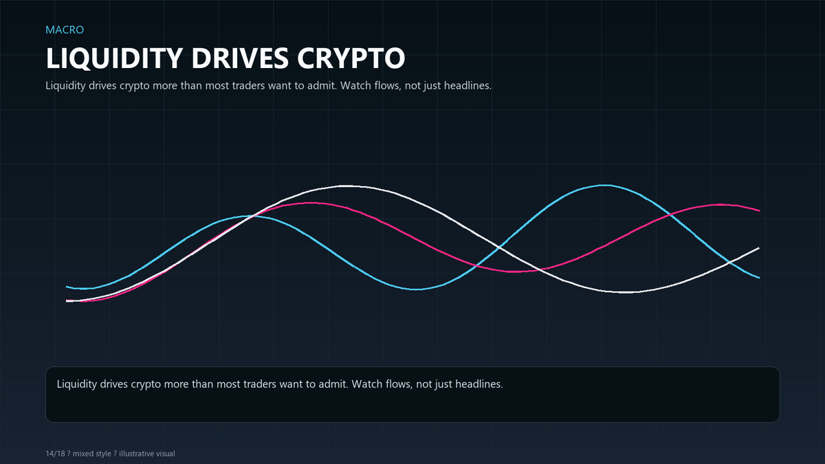 kefrtf's tweet photo. Liquidity drives crypto more than most traders want to admit. Watch flows, not just headlines. #Crypto #Macro https://t.co/NWladmMABm