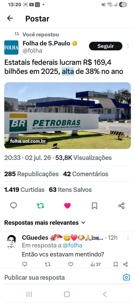 LulaResistente's tweet photo. @EstadaoEconomia Alguém me explique onde está a pegadinha? https://t.co/tDBotAurJR