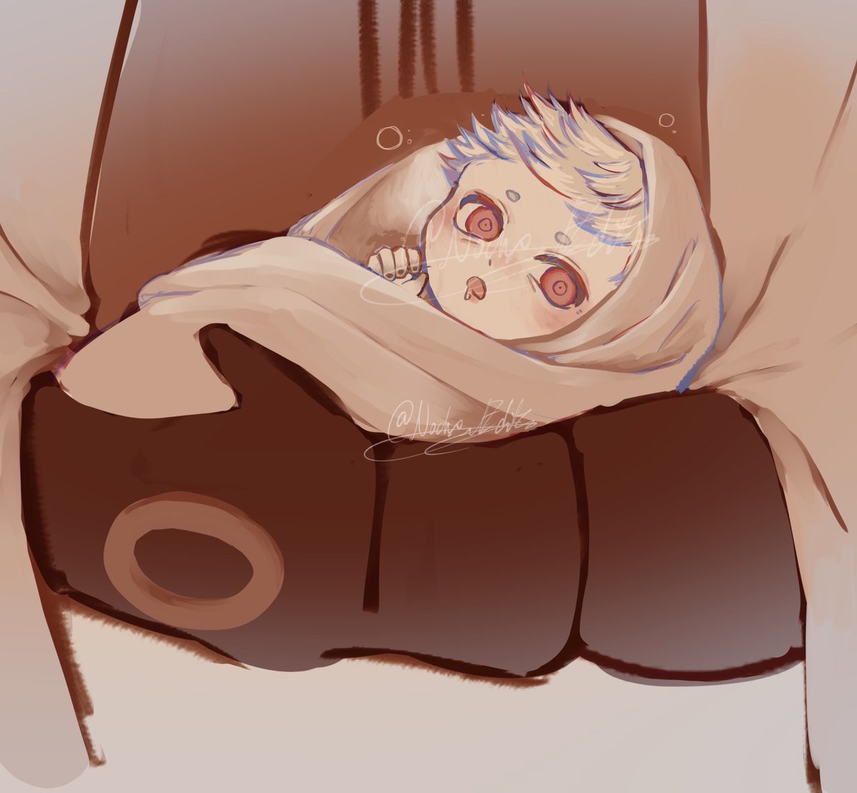 Noahx_Drawz's tweet photo. I’m throwing Baby Rudo and Enjin at you…just like Alto threw the watch
#gachiart https://t.co/destGQWaRq
