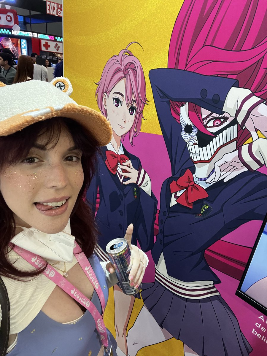 AmberLeeConnors's tweet photo. I was in disguise yesterday at Anime Expo - I found my darling little AIIIRA 💕 🩰 

I’ll be back Sunday for the ZZZ panel! 🎉 https://t.co/05qnSv20QW