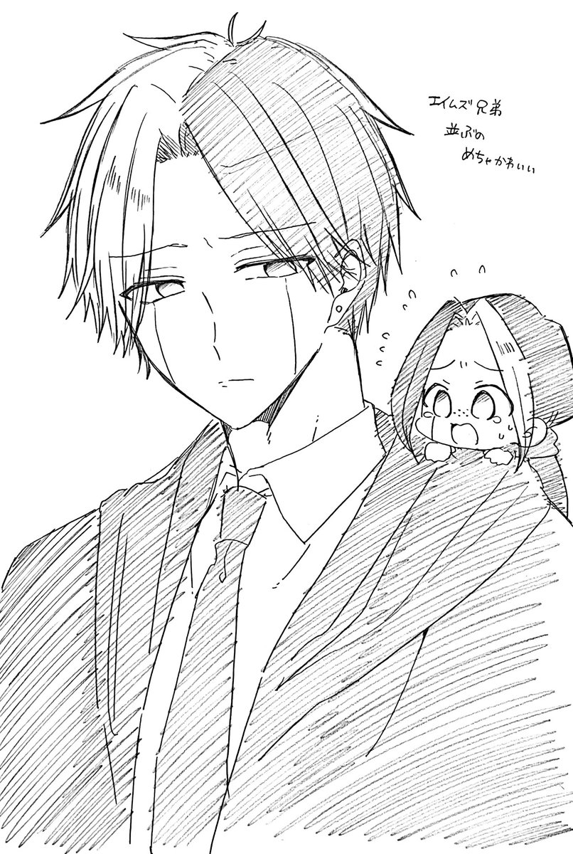 mtmt_0202's tweet photo. 久々にﾏｼｭ漫画読み返しててかわいい～～～の気持ちだけで描いた落書き。こんなシーンは��い https://t.co/SJnb5sNfdz