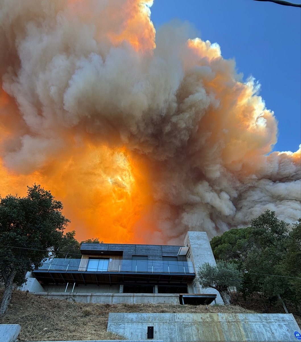 perico_il's tweet photo. Foc a prop de la urbanització Rio de Oro, a Calonge. Sembla que, per sort, el vent ha deixat de bufar amb tanta força. https://t.co/tRTlO5Z5Xy