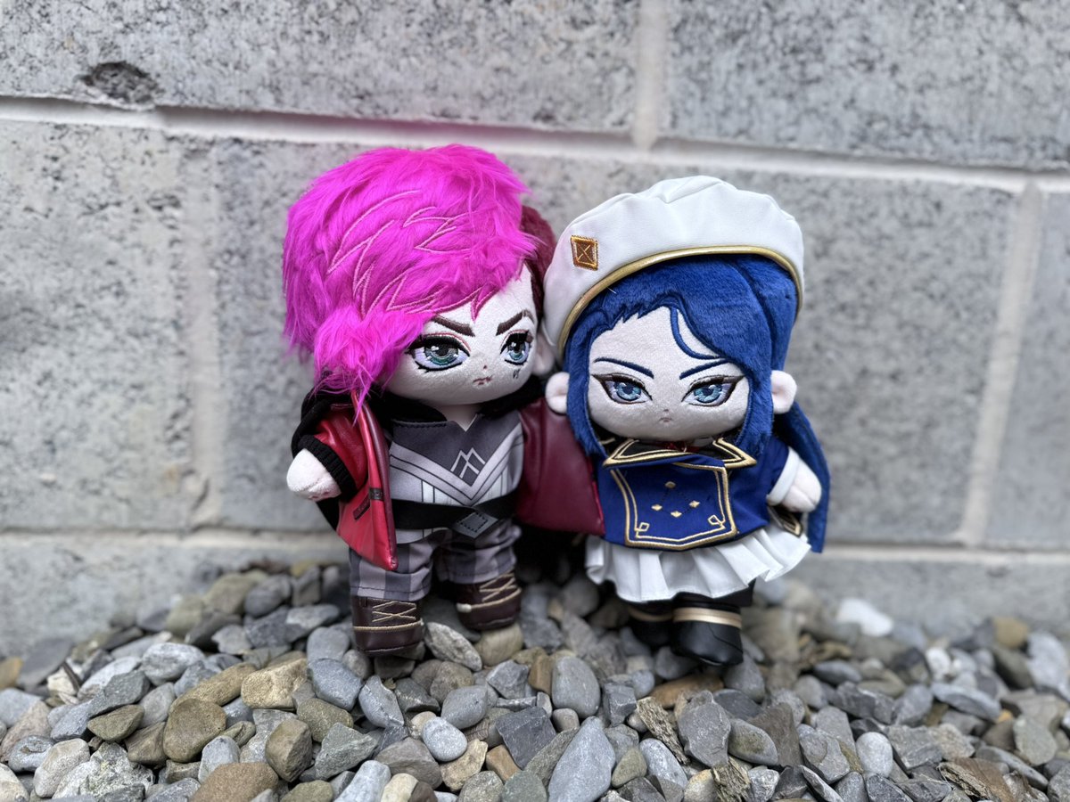 bottomkiramman's tweet photo. A raspberry bush held big ass plush Vi in place for me to take that high ground picture 😭
They are so cute https://t.co/JFjFBSIwFj