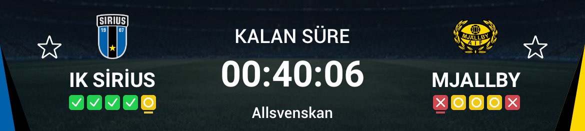 DonBaggioo's tweet photo. 🇸🇪 Sirius - Mjällby
🎯 Sürpriz Oranlar:
💥 2/1 (20,95 Oran)
💥 1/2 (35,50 Oran)

Agalarım , bu maçta çok acayip bir dümen dönecek gibi hissediyorum. Büyük oynamaya gerek yok kasayı üzmeyecek, tadımlık 100-200₺ ile günün bombasını kovalıyoruz! 🔥 https://t.co/FdESeHGhjE
