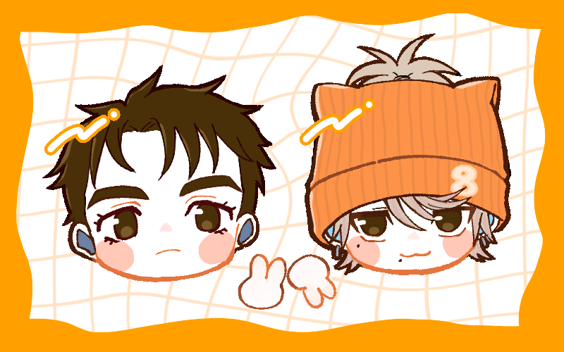D8_0526's tweet photo. 🐱🧡🍊
#V8 https://t.co/uAQloRG7Ho