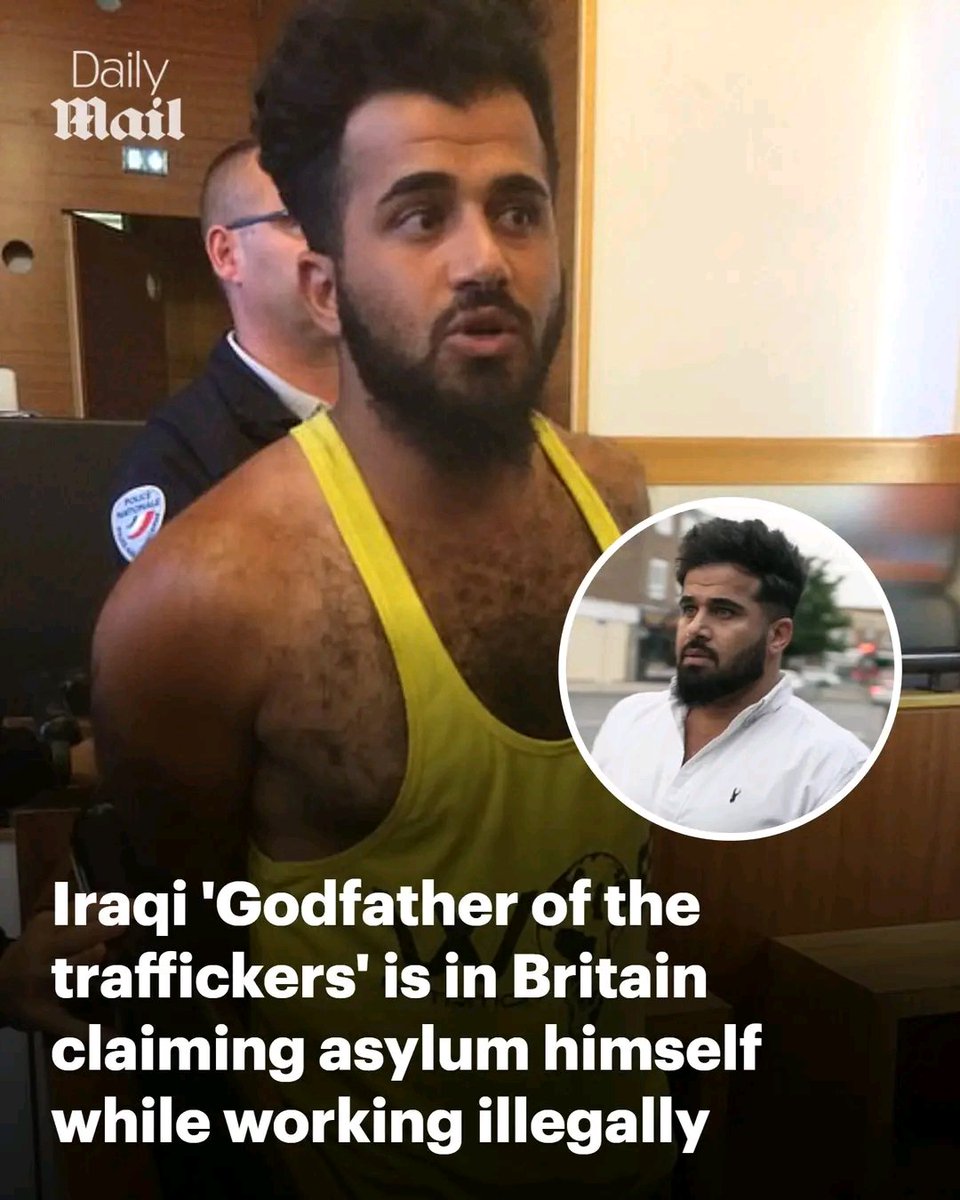 FreyjaBakke's tweet photo. Twana was jailed after he was caught earning £100,000 a week smuggling migrants to the UK. Read more: https://t.co/eIV828wMNQ credit Daily mail https://t.co/OqSutvfRnK