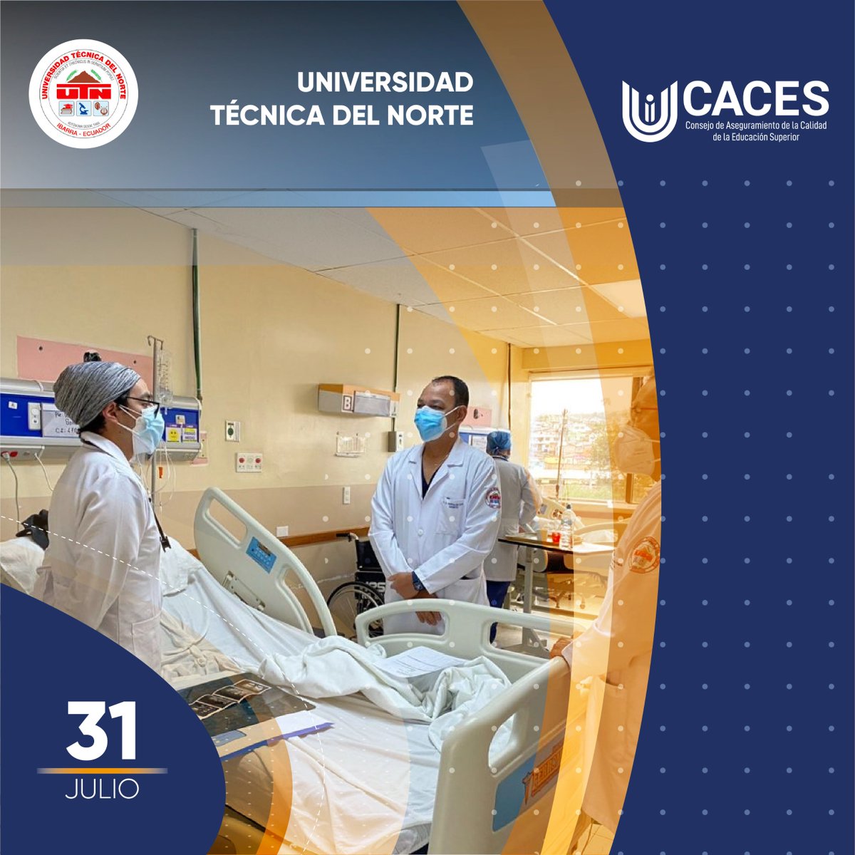 Caces_Ec's tweet photo. 🔔Extendemos nuestras felicitaciones a la Universidad Técnica del Norte por su aniversario.

Auguramos éxito en su misión educativa, contribuyendo de manera significativa al progreso académico. https://t.co/R2EO804ark