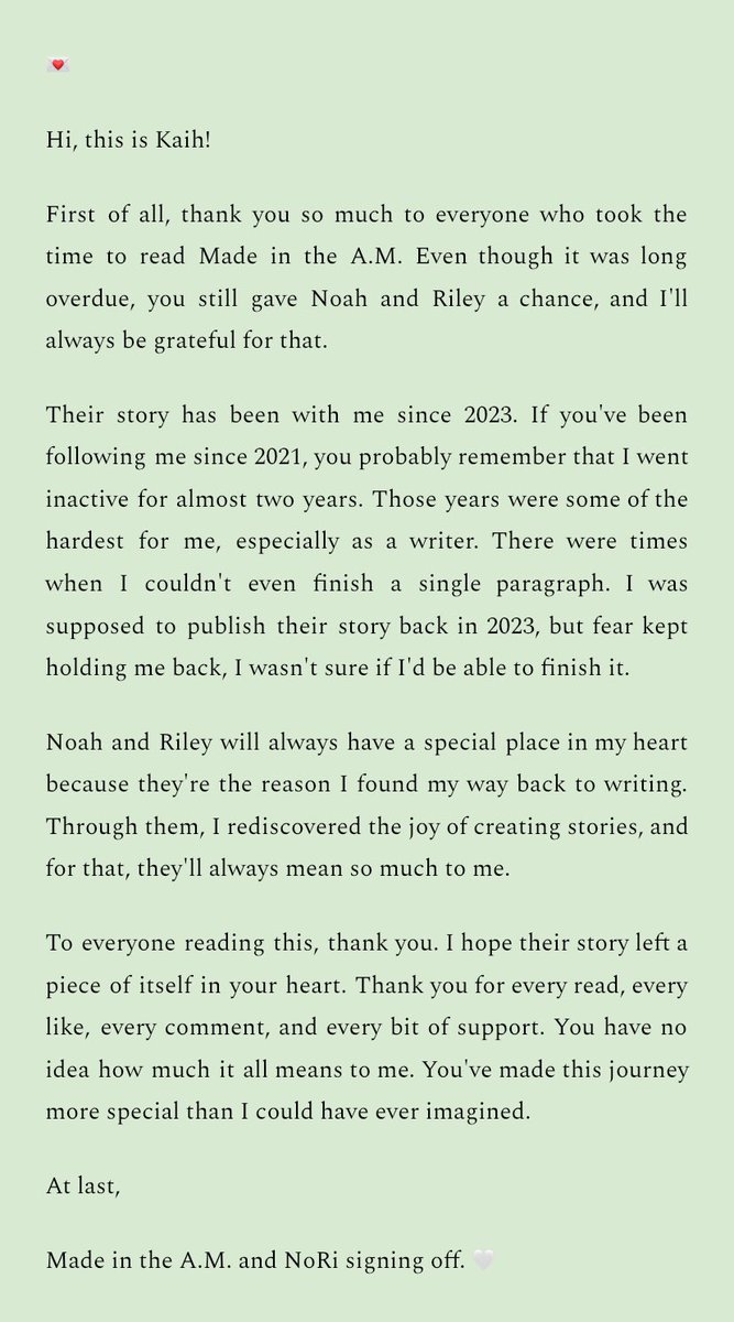 SNJYWNST's tweet photo. 💌's from the author 🫶 https://t.co/UWG6jP3RJ1