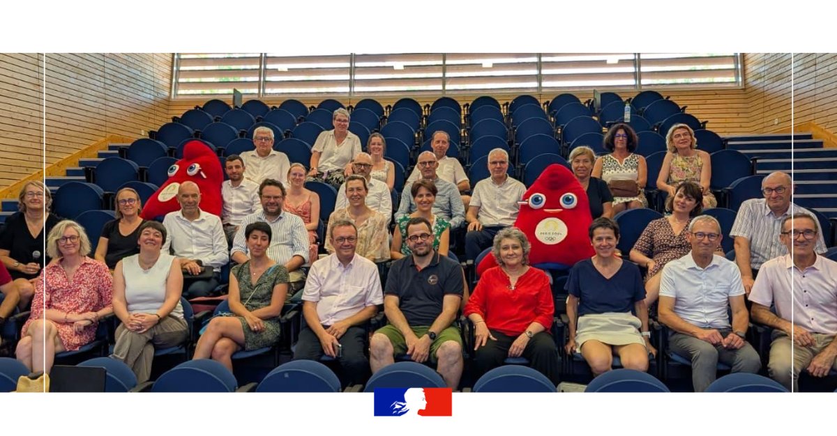 RegionAcAura's tweet photo. Des travaux de réflexion, aux couleurs des Jeux Olympiques, autour de l’identité régionale, de la performance, de l’amélioration continue au service des usagers et du renforcement des collaborations.

Merci aux équipes organisatrices et aux participants pour leur engagement ! https://t.co/fOgaoCfgiX