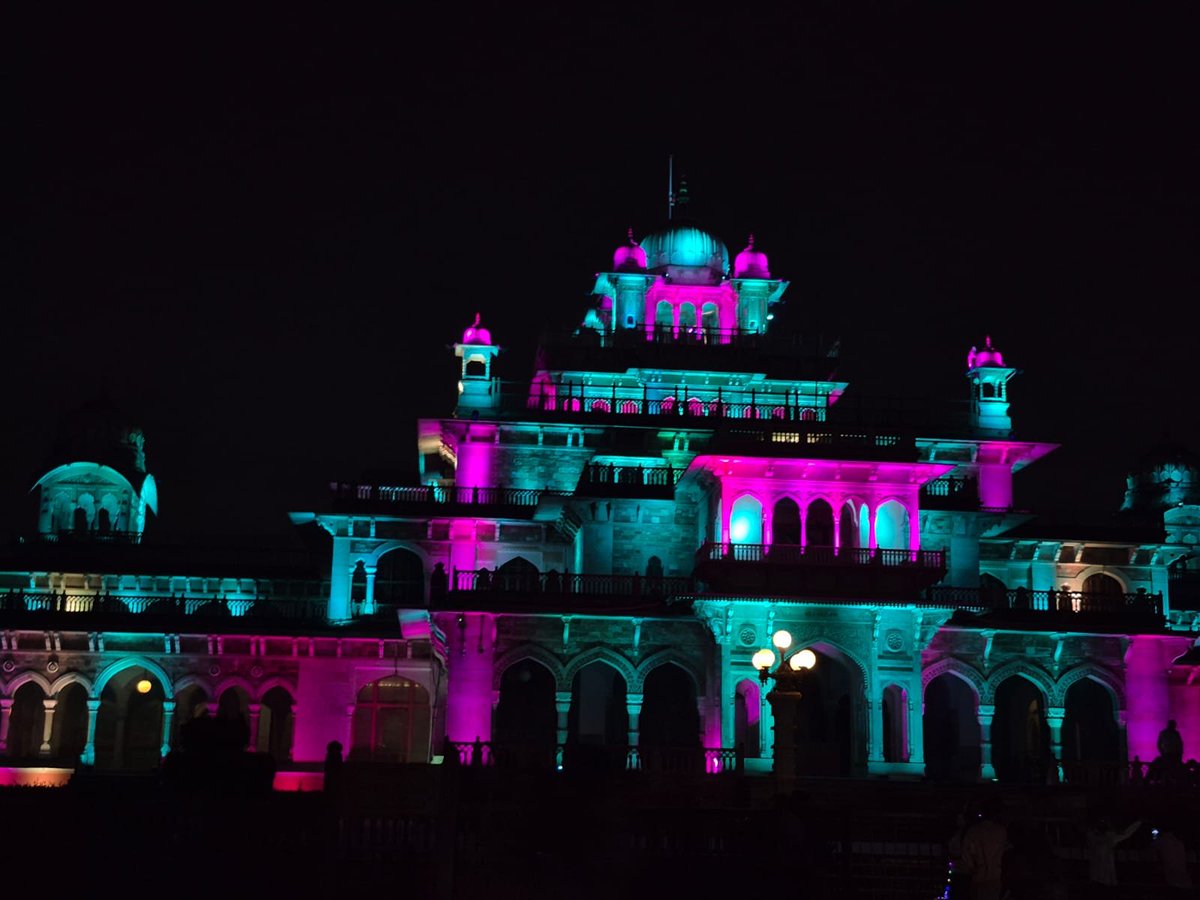 SmprCity's tweet photo. Albert Hall Jaipur 

#jaipur #smprcity https://t.co/JVAKkJatBT
