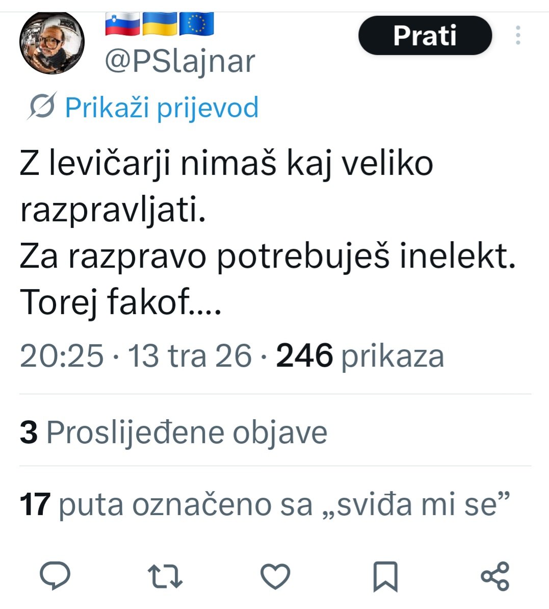 Andreoti500's tweet photo. @PSlajnar Pravi nekdo, ki je napisal tole⬇️⬇️Model, ugasni luč.😂😂😂🙉🙉🙉 https://t.co/qXx4dDLmRa