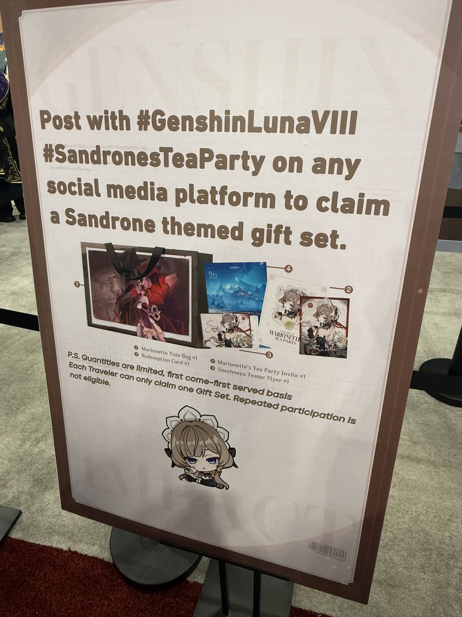 PoopChanBoxChan's tweet photo. #GenshinLunaVIII #SandronesTeaParty https://t.co/s3tpWSPGsr