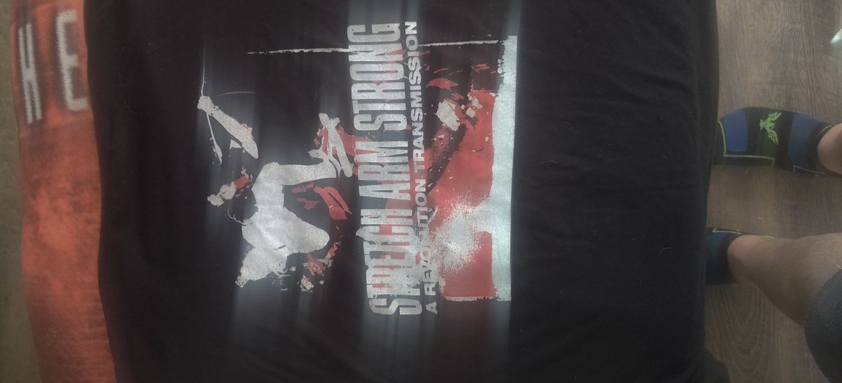Seangamble09111's tweet photo. So I'm always that person that buys a shirt slightly smaller than I could fit in in hopes of one day actually fitting in it. I've been trying to lose some weight I need healthier and I can finally fit into this amazing t-shirt. 
#Stretcharmstrong https://t.co/lYwnIzDC8r