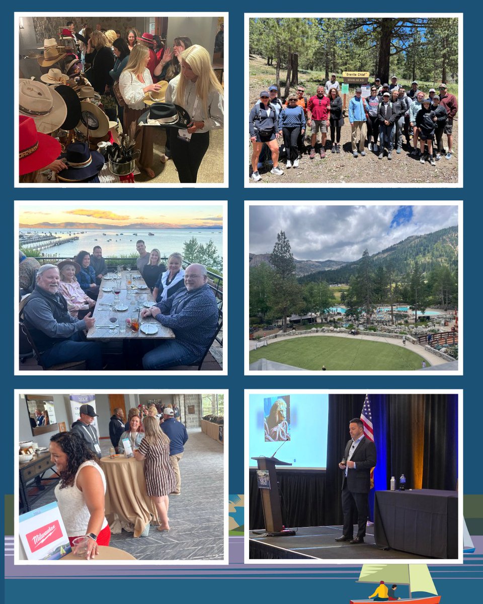 necanet's tweet photo. NECA members gathered in Olympic Valley, CA for the Southern Region Conference ⚡���

Four days of education, networking, and collaboration in the Sierra Nevada, with standout moments from industry sessions to Tahoe hikes and custom hat making.

#WeAreNECA https://t.co/cFmqDmmSKu