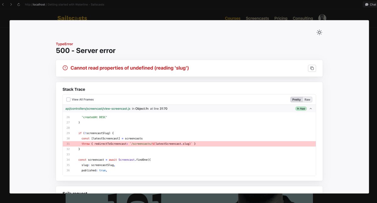 Dominus_Kelvin's tweet photo. Before and after adding rich error modal to The Boring JavaScript Stack https://t.co/8f2NkkzE7H
