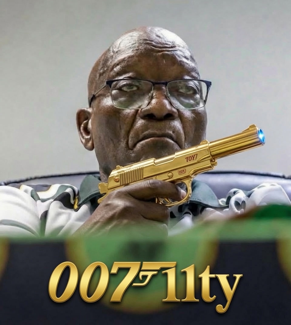 Finnthehuman80's tweet photo. Agent Goldfinger 00 Seventy Eleventy - the spy that finally found the Guptas. https://t.co/r9ZnaurOVe