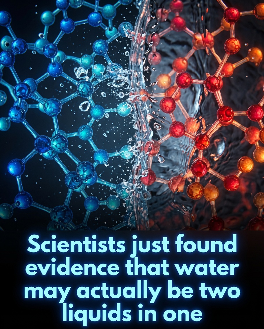 Rainmaker1973's tweet photo. A recent study suggests that water exists as two distinct liquids rather than a single uniform substance. 

Physicists have long hypothesized that water possesses a hidden dual nature at the molecular level. Confirming this idea has proven challenging because water molecules rearrange rapidly. An international research team has now provided the strongest evidence to date using unsupervised artificial intelligence techniques. 

The analysis reveals that liquid water consists of a dynamic mixture of two structural forms. One is a dense disordered high density liquid or HDL. The other is a more open ordered low density liquid or LDL. These configurations continuously interchange at the molecular scale. 

This internal switching explains many of water unusual properties. For example unlike most liquids water reaches maximum density at 4 degrees Celsius and expands upon further cooling which allows ice to float. 

By clarifying these molecular dynamics the research advances understanding of water behavior under extreme conditions and its critical role in maintaining thermal stability essential for life on Earth. 

[Li, L., & Zeng, X. C. (2026). Evidence for the generic existence of two local structures in liquid water. Nature Physics]