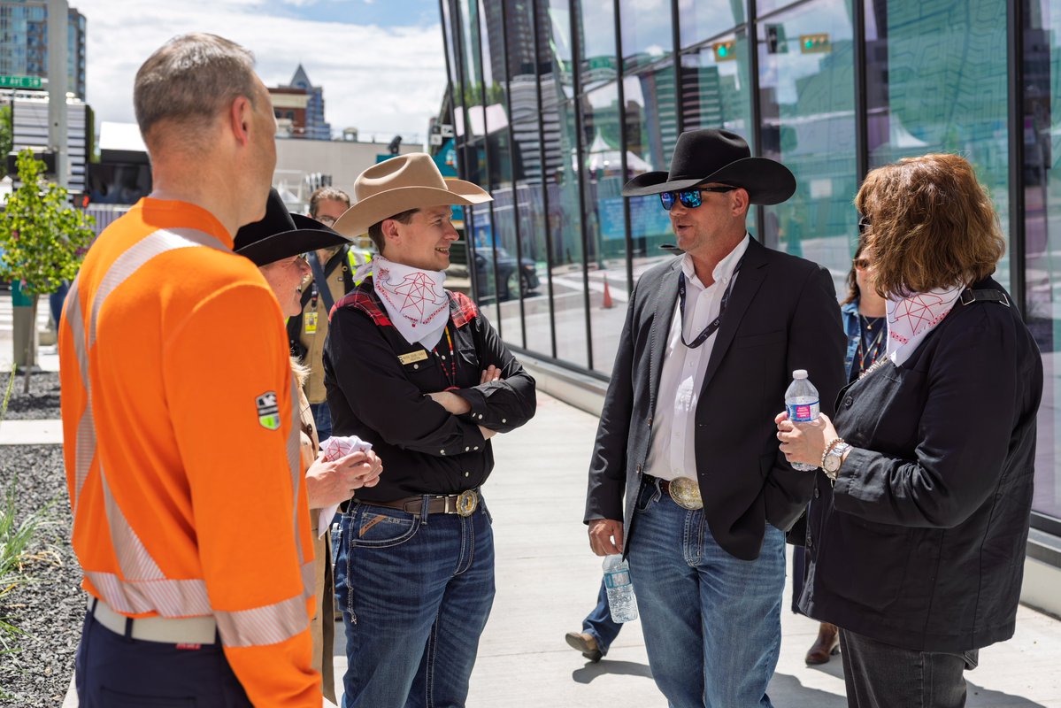 RjSigurdson's tweet photo. It was great to celebrate the grand opening of the new ENMAX Substation No. 1 in #YYC this week.

When Calgary's original Substation No. 1 was built in 1912 (which also happened to be the inaugural year of the Calgary Stampede) it was powering streetcars in a city that was only just beginning to find its footing. 

Fast forward over 100 years later, and Calgary's landscape and electricity needs are very different. This new substation will help power the growth of the city well into the future, giving downtown businesses the confidence to grow, invest and build for the future, while ensuring residents have the power they need for many decades to come. ⚡️