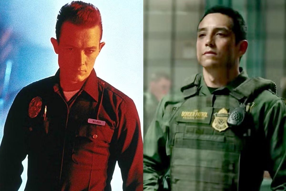 JulMdama343's tweet photo. @ewenmind I liked the border patrol look for the character more, it gives a T-1000 kind of vibe https://t.co/TPbmjAt5xX
