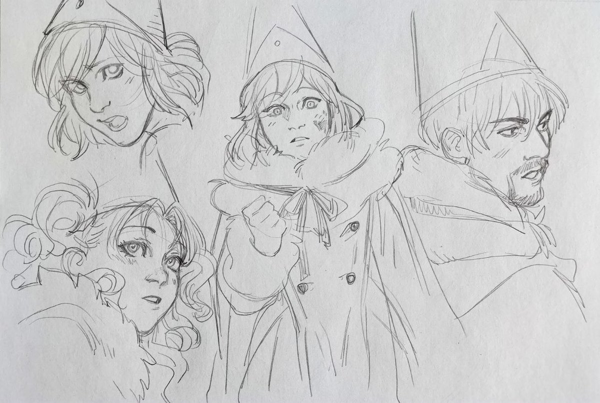 KaySD999's tweet photo. #Δ帽子 #witchhatatelier Sketches https://t.co/aMbcU0sP60