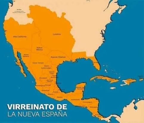 pixelbord's tweet photo. @Dios_Tollotzinx Pero bolas tristes, prácticamente todo el territorio americano estaba dividido en virreinatos, con esa excusa nadie fue colonia. El de la Nva España abarcaba todo lo que hoy es México, EEUU pero también Guatemala, Belice, El Salvador, Honduras, Nicaragua y Costa Rica. Sí, latino. https://t.co/4X1Be1q8sy