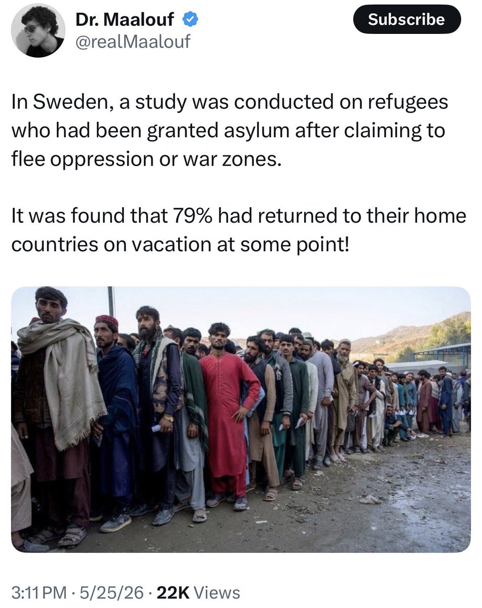 magagirl1234's tweet photo. @libsoftiktok So if she’s in Somalia on vacation right now, and was born there, it sounds like she needed no temporary protection or refuge from that nation and committed immigration fraud.
Like most of these migrant scammers.

Denaturalize and deport. https://t.co/ckWnMUUyYU