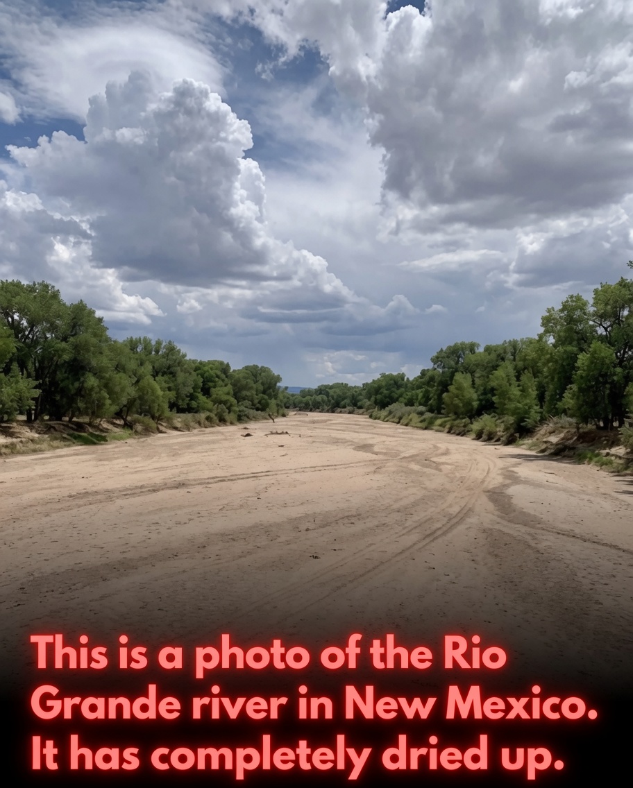 Rainmaker1973's tweet photo. Drought conditions have pushed the Rio Grande river to a critical point. In Albuquerque the riverbed has dried completely.
For the third year in a row exceptionally low winter snowpack rising spring temperatures and ongoing drought have caused the river to run dry through the city. The situation has developed earlier and extended farther north than in prior years placing the river ecosystem under severe stress.
Reservoirs throughout New Mexico sit at critically low levels. Elephant Butte Reservoir for example currently holds only nine percent of its capacity. Water managers face difficult decisions in allocating limited supplies.
The endangered silvery minnow has experienced sharp population losses. Federal efforts to stimulate spawning have met with limited success and many fish remain stranded on the exposed riverbed.
This situation underscores broader challenges facing the American West where states experience drought conditions for about three quarters of the year. Although Albuquerque maintains reliable municipal water supplies through groundwater sources the drying river signals serious long term climate concerns.
Strict terms of the 1938 Rio Grande Compact limit options for water redistribution. Local officials therefore rely on hopes for robust monsoon rains. Experts emphasize the need for stronger public conservation efforts especially regarding outdoor water use. Growing demands from sectors such as technology infrastructure add further strain to already stressed water systems.