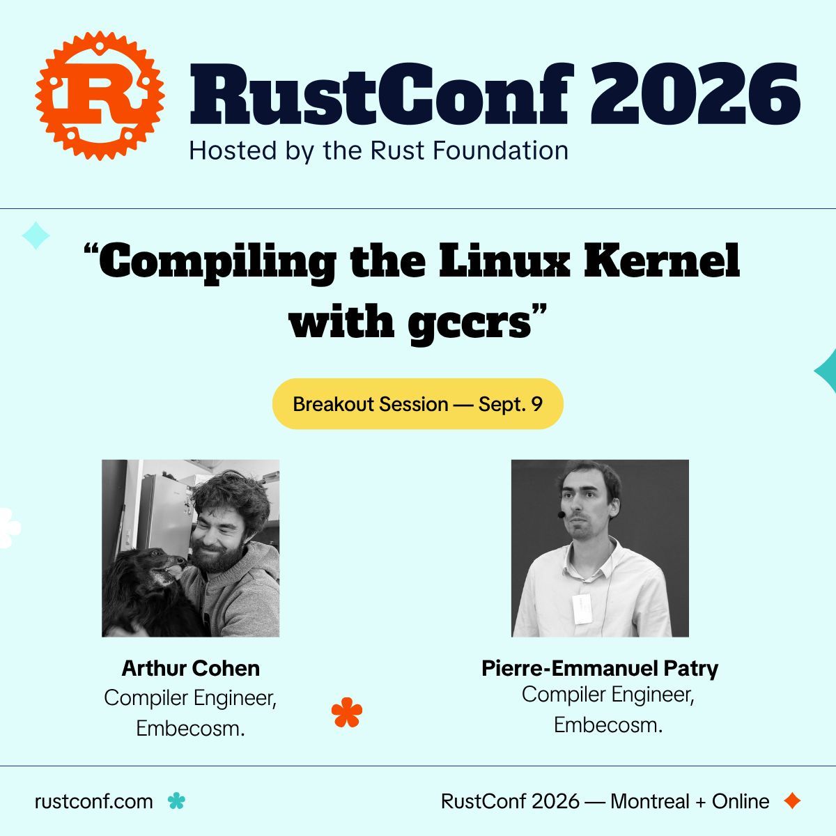 RustConf tweet media