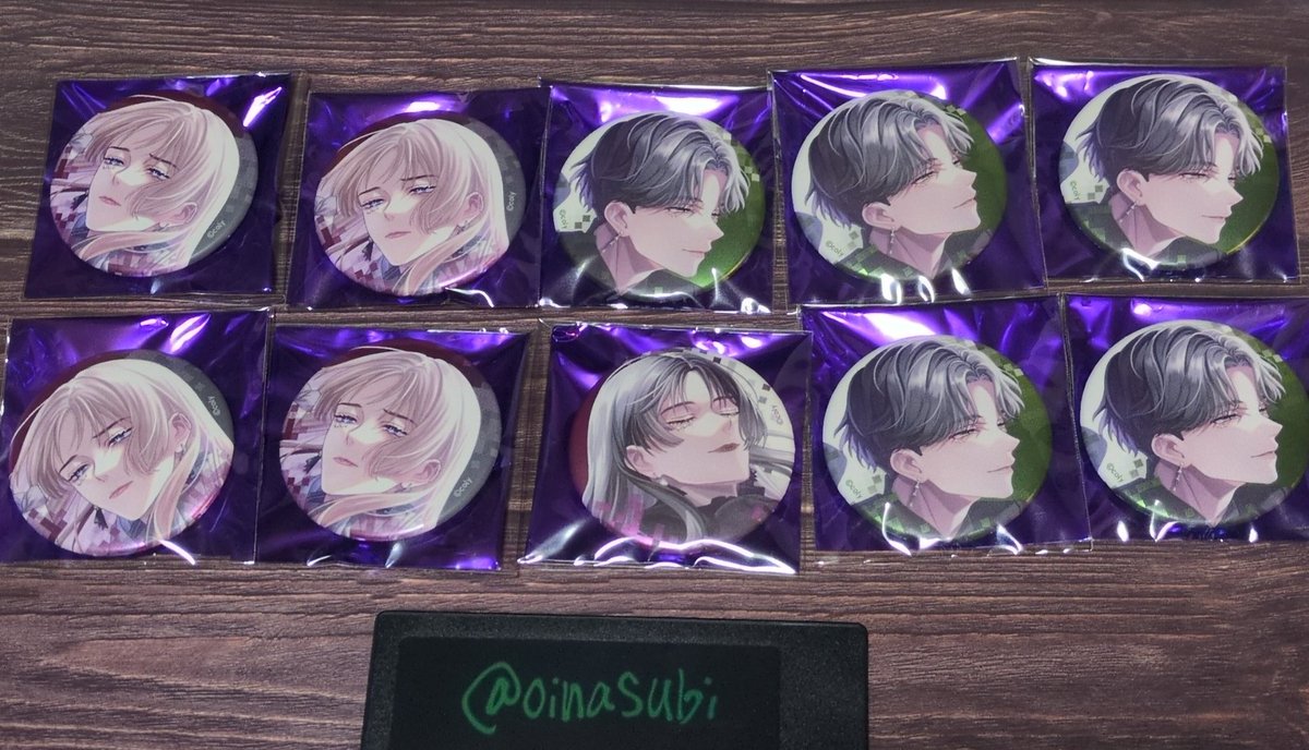 oinasubi's tweet photo. [交換]ブレマイ 2周年 マルイ　缶バッジ

[譲]祠堂·在間·御門·相沢·新名·神家·麻波

[求]恩田
缶バッジ黒⇄缶バッジ白での交換も可
大変難しいとは思いますが検索からでも気軽にお声掛けください
交換方法は郵送での対応となります https://t.co/MbTkM314KG