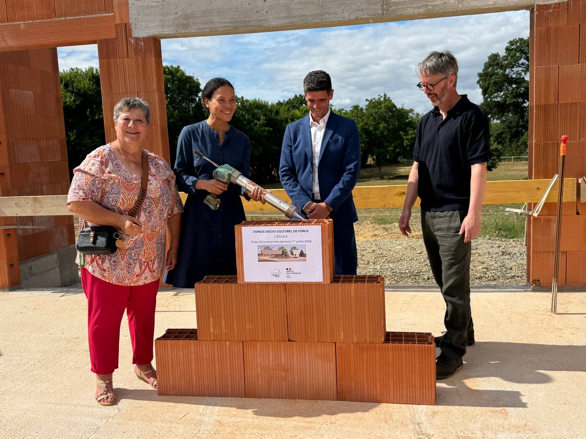 Image de Préfète de la Mayenne : #Territoires #VillagesDAvenir 🏗️

[01/07] La ville de Forcé accueillera prochainement l'Escale, son