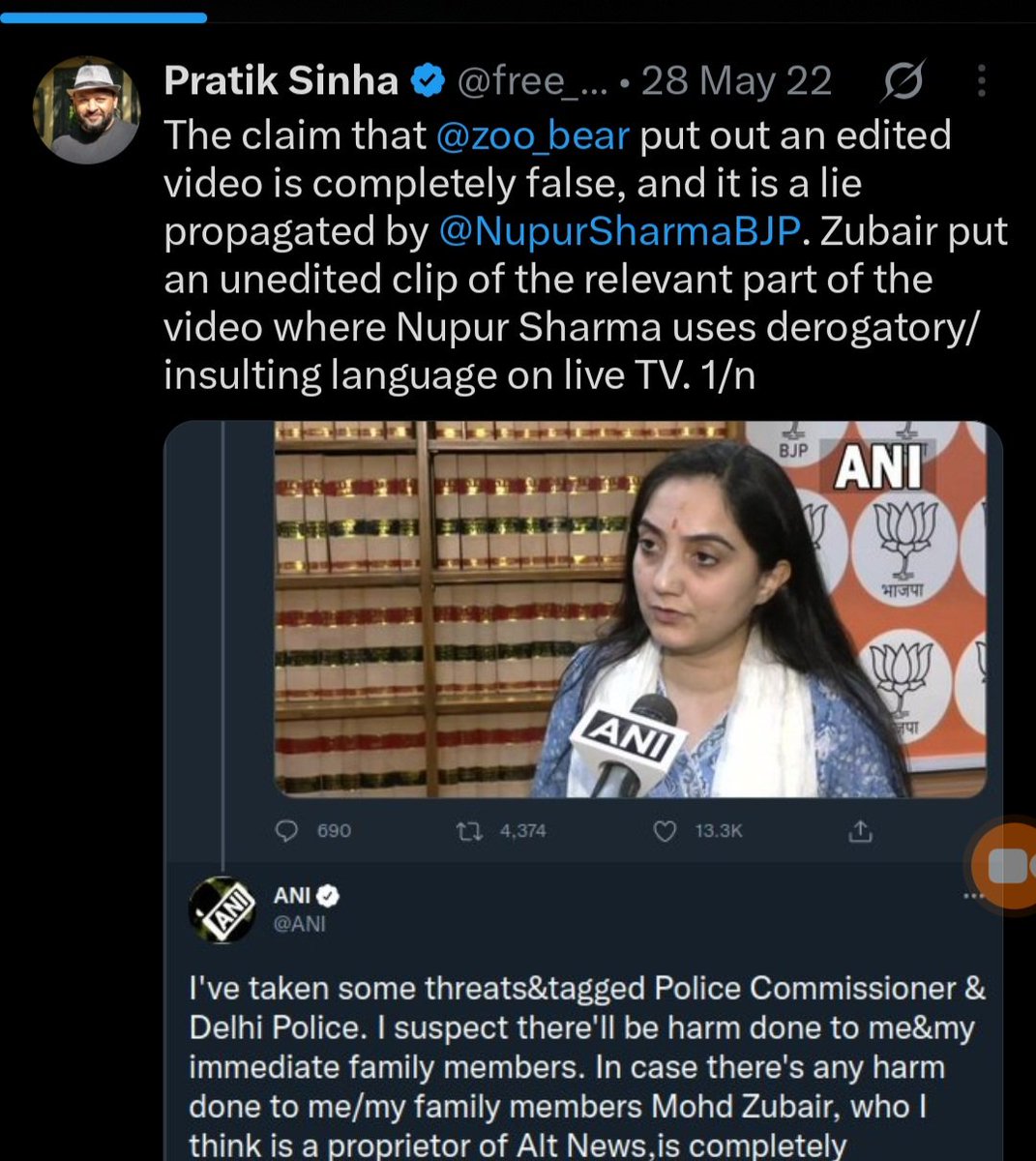 Dear_Men_Life's tweet photo. @free_thinker For Muslim God: Witch Hunting &amp; Death Threats just for Quoting is Okay.

But Spreading Propaganda and Humiliating Hindus God who teaches Tolenace and Humanity is Not Okay.

Just Radical Shit You Are. https://t.co/JS9kXgLfbq