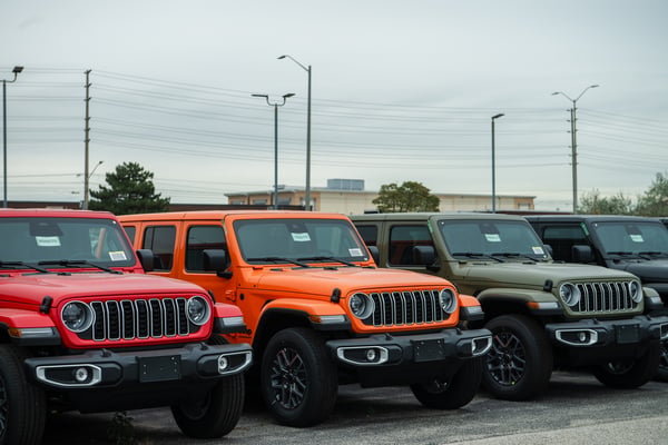 qz's tweet photo. Stellantis is recalling more than 1 million Jeep Wranglers and Gladiators over fire risk: An electrical issue in the power steering pump wiring could cause combustible materials to overheat, Stellantis said https://t.co/WpRcL3nBvi https://t.co/DJps7JYDrd