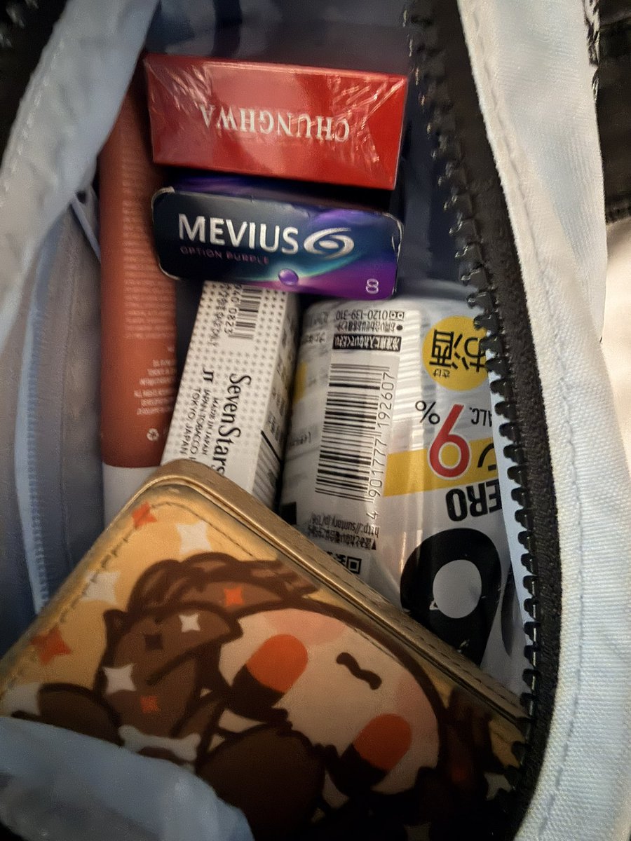 sanchicho_'s tweet photo. only bringing the essentials https://t.co/irQiZZmIyl