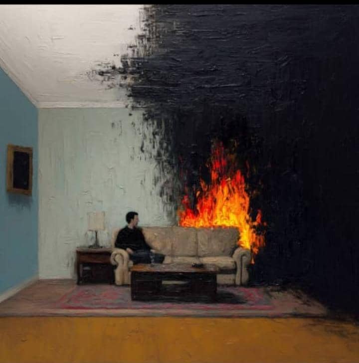 osuohadaniel23's tweet photo. You sit and stare as your world burns. When has fire become so comfortable ? https://t.co/0ZH5p1LoZb