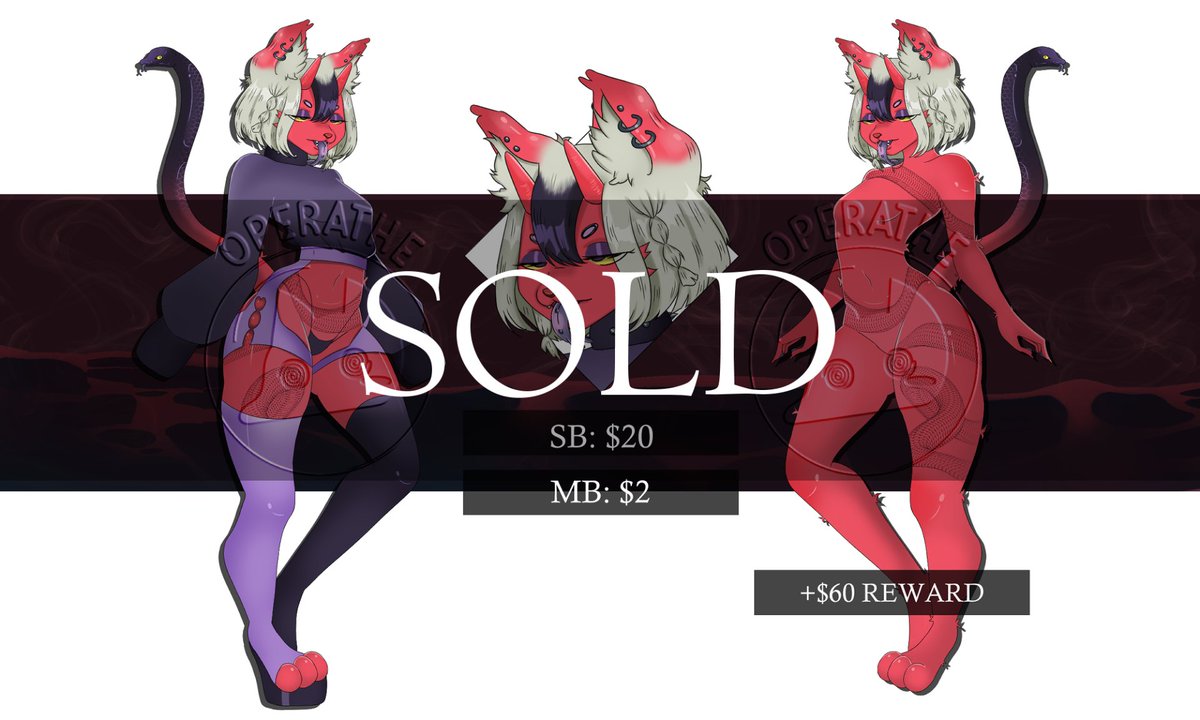 Operathe1's tweet photo. Posting old Adoptables pt1 hahaha.

#Furry #Art #Adoptable #Auction https://t.co/9KqTeEZ8ad