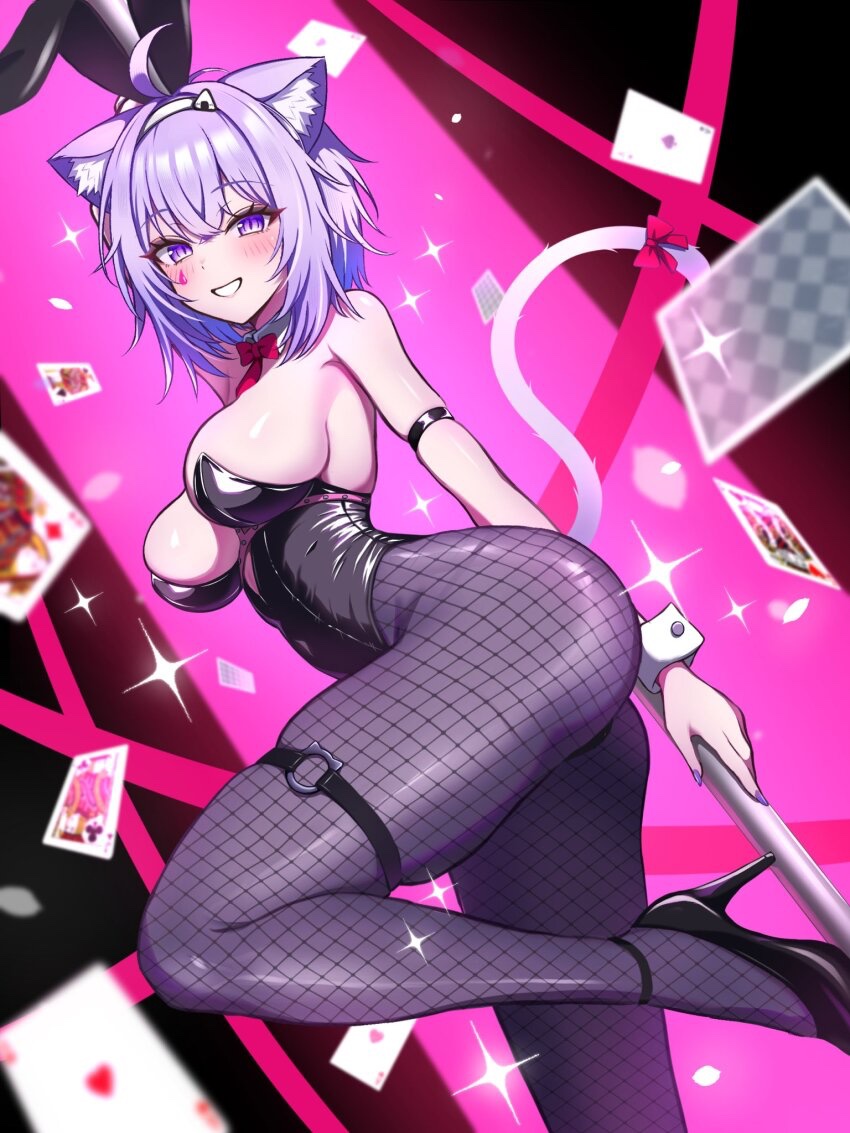 _Bestkitty's tweet photo. Well it’s #FishnetFriday so this kitty guesses she’ll let you have a peek at her like this.

Just don’t ask how she got the outfit….definitely not stolen.💧 https://t.co/UmRP1wOdyR