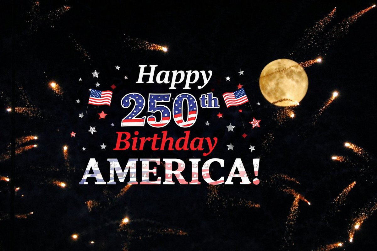 HeatherBaxter21's tweet photo. Happy Birthday,  America! Home of the BRAVE....Land of the FREE! https://t.co/dNt77XhUwU