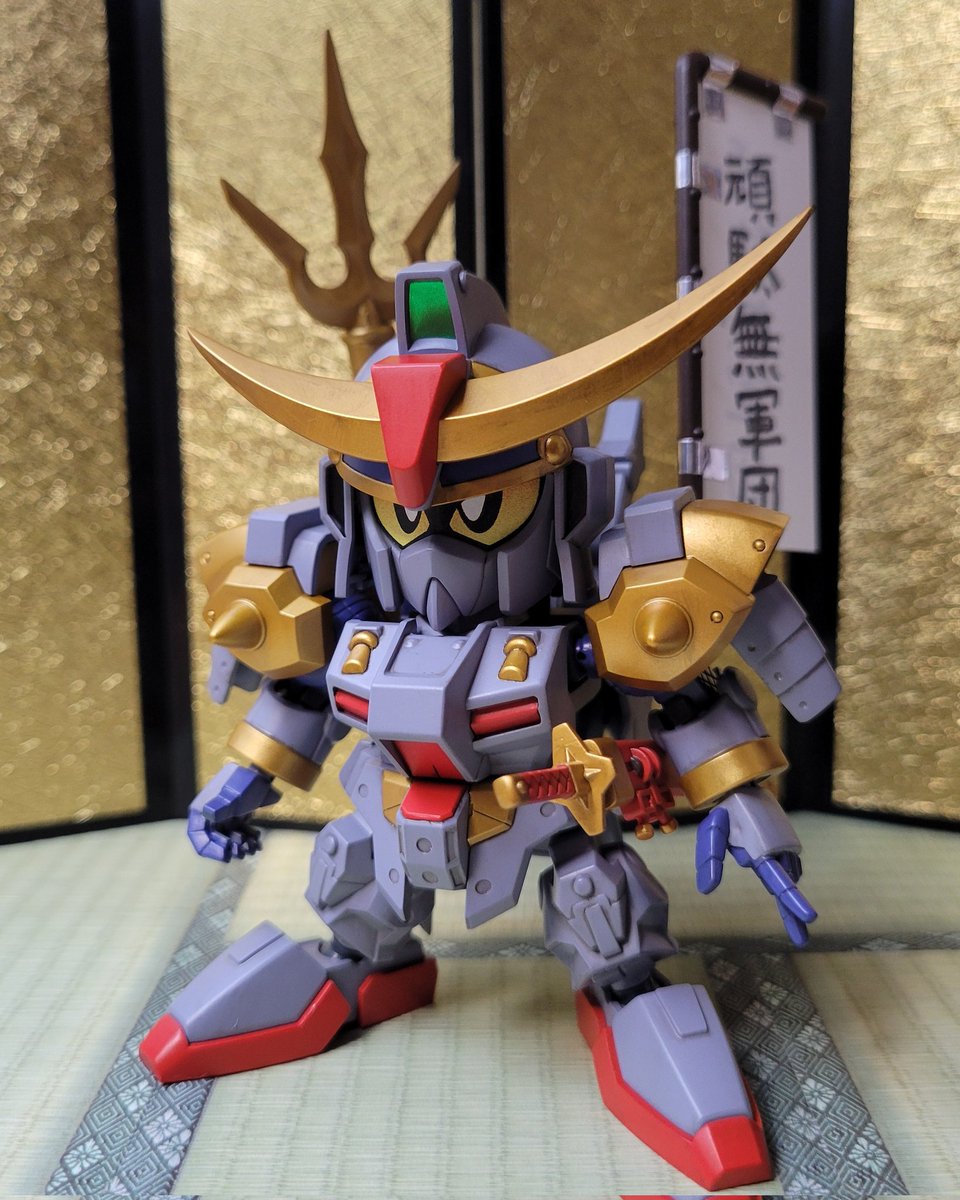 kikumaru_maesen's tweet photo. #ひさぶり場所
#SDガンダムとんとん相撲
2代目真悪参(射駆零)間に合いました！しゃばろくさんのシャバロアイを使わせてもらっています。

疲れたので俺設定はまた今度。 https://t.co/B6RHTu2Hl3