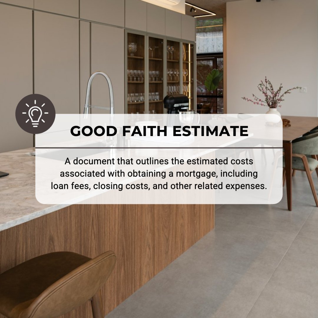 Patishomes's tweet photo. A Good Faith Estimate (GFE) is a crucial document provided by your lender within three business days of applying for a mortgage. It outlines the estimated costs and terms of your loan, including interest rates, fees, and closing costs. 

Reach out today to learn more! https://t.co/1fg7TDSoLq
