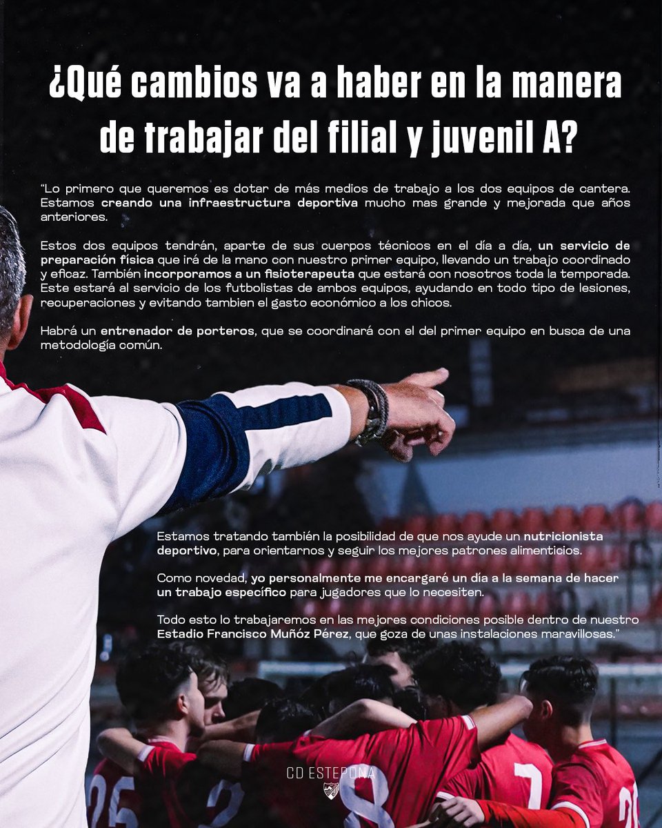 CDE_Cantera's tweet photo. 🎙️ Antonio Sánchez, coordinador deportivo del filial y juvenil A, nos cuenta como avanza la planificación deportiva

Junto al manager general Julen Guerrero (@8julenguerrero), están trabajando para nuestra cantera tenga un día a día cercano a la profesionalidad del primer equipo. https://t.co/gqkdm9sIsB