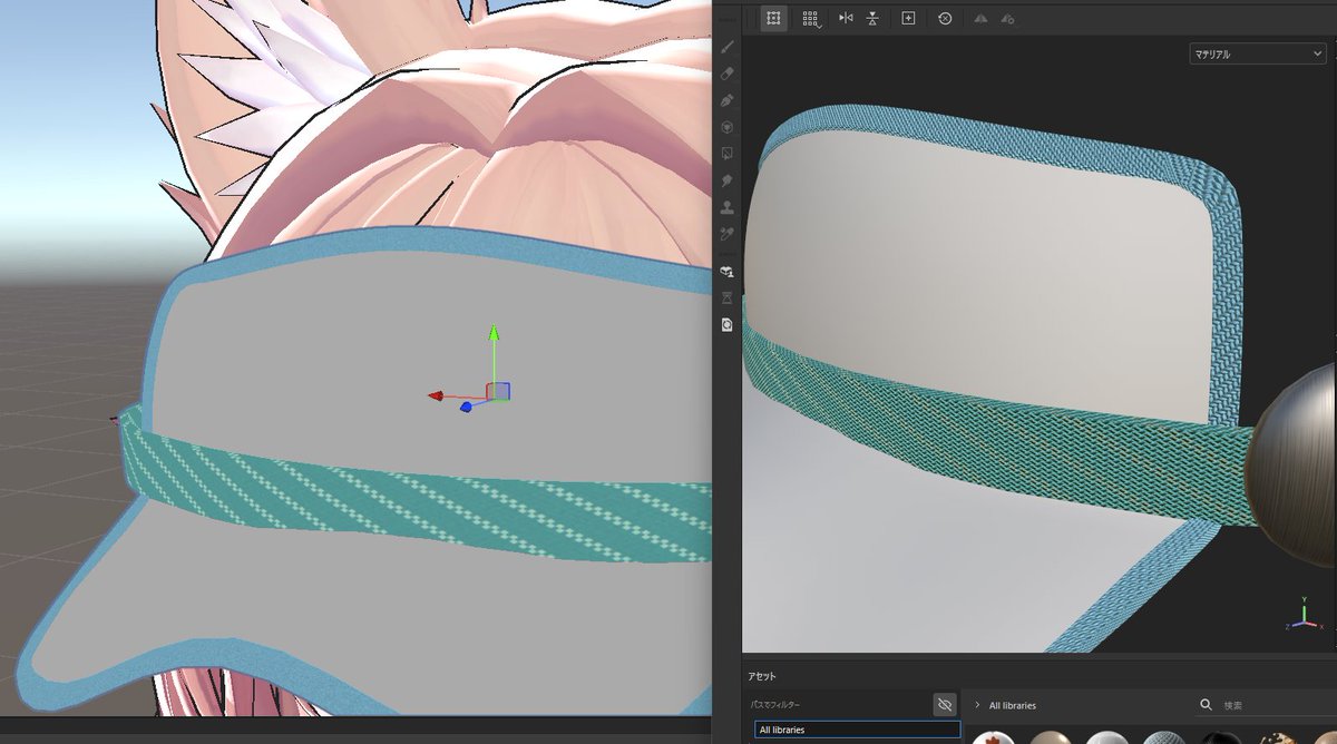 knam_illust's tweet photo. Substance painterからUnityというかliltoon持ってったら違いすぎなんですが…？
スタンダードシェーダーの時はここまで変わらなかったんだけど何、事………？？？ https://t.co/Sxy4kfId5X