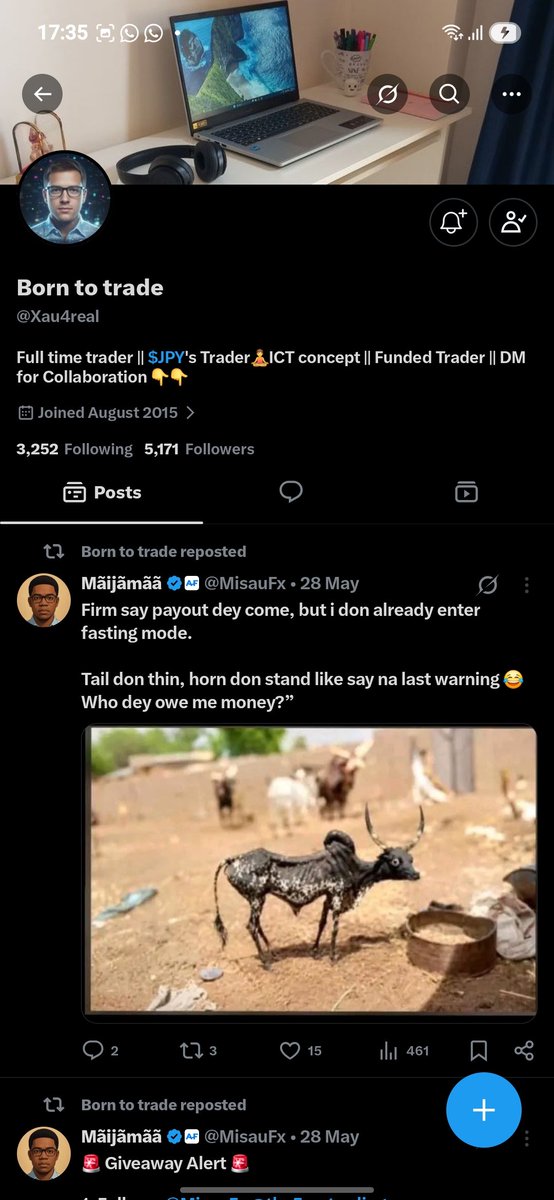 fd_zionman's tweet photo. @katsinawafx @sfxfundedcom @husamsamy_sfx @Crtlord1 @Xau4real @Zee___baby All task completed sir🫡💙🚶‍♂️

@chiboy 
@destinyyyy 
@viktor https://t.co/GKBpfoxx6F