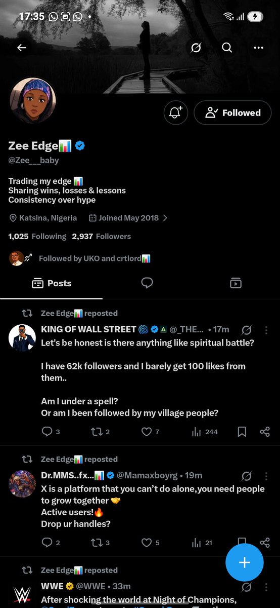 fd_zionman's tweet photo. @katsinawafx @sfxfundedcom @husamsamy_sfx @Crtlord1 @Xau4real @Zee___baby All task completed sir🫡💙🚶‍♂️

@chiboy 
@destinyyyy 
@viktor https://t.co/GKBpfoxx6F