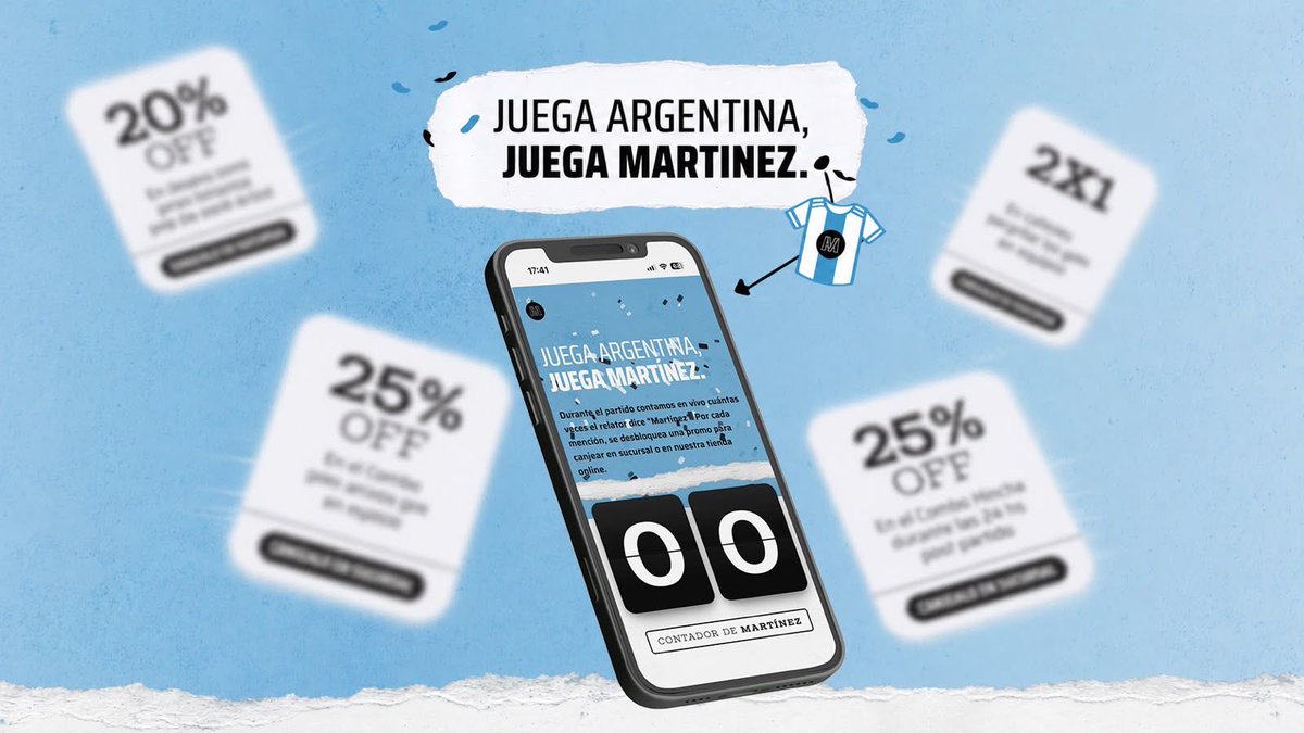 RealTimeRating's tweet photo. ATENCIÓN: en cada partido de Argentina si el relator dice MARTÍNEZ, Café Martinez libera un cupón en https://t.co/4NwrztU9Wb por 24hs. https://t.co/Puzo4xyNdc