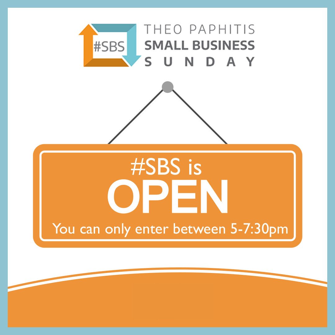 TheoPaphitis's tweet photo. 🔔 #SBS Small Business Sunday is now OPEN! 🔔

Start posting about your #smallbusiness !

📸  Describe your business in the comments or in a separate post whilst tagging my account and using #SBS in your post wording.

👉 Tag and follow Theo Paphitis

⏰ Only enter between 5-7:30pm

🌟 Show your passion - stand out by showing what makes your business unique !