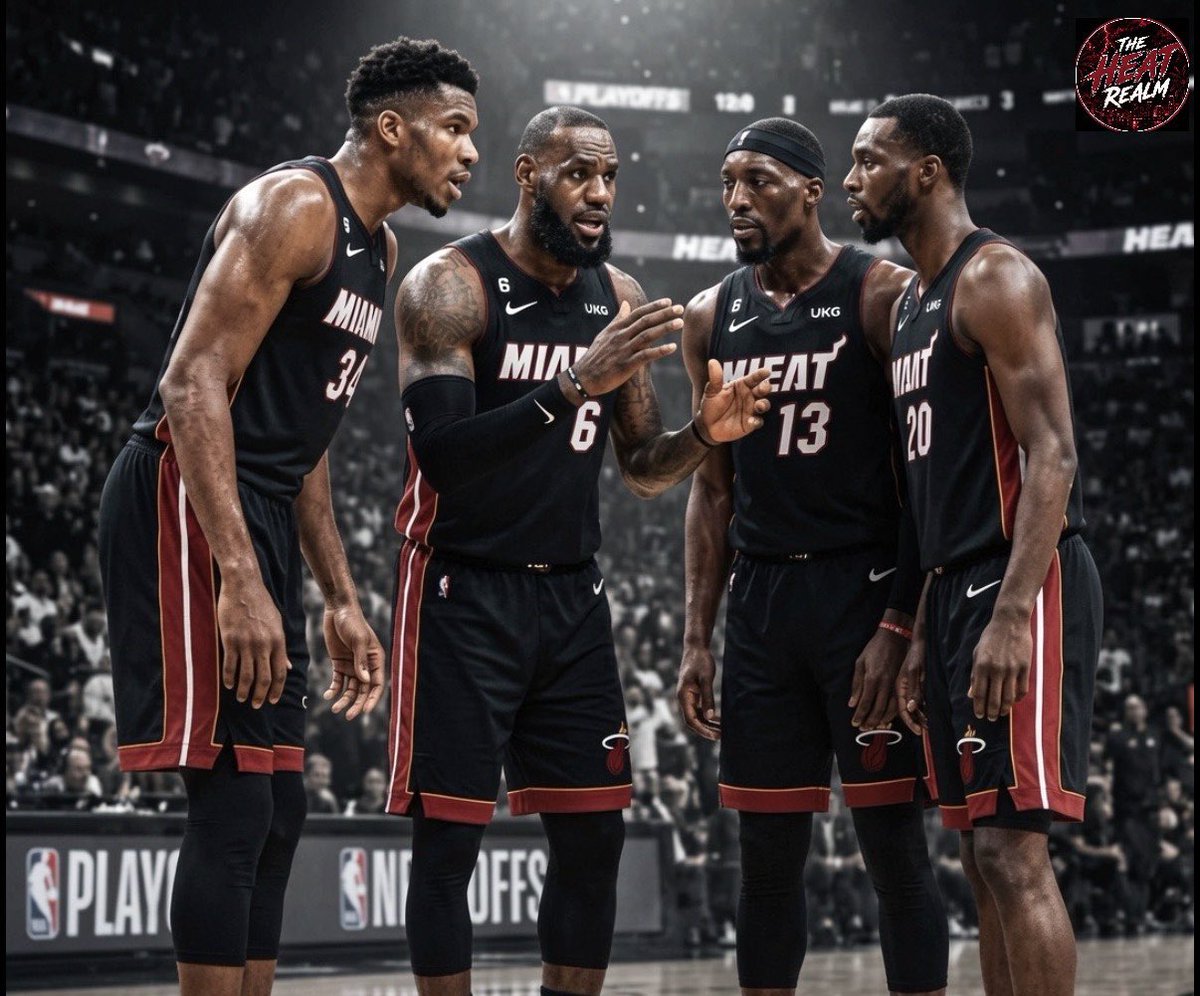 WadexFlash's tweet photo. LeBron James
Tim Hardaway Jr
Andrew Wiggins
Giannis Antetokounmpo
Bam Adebayo

Davion Mitchell
Bradley Beal
Pelle Larsson
Khris Middleton
Bobby Portis

Miami would give LeBron the best chance at a title and happiness at the same time. https://t.co/Qfg3ZguoN6